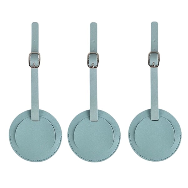 Resbagageetiketter Resväska Identifieringsetikett LJUSBLÅ - stock light blue