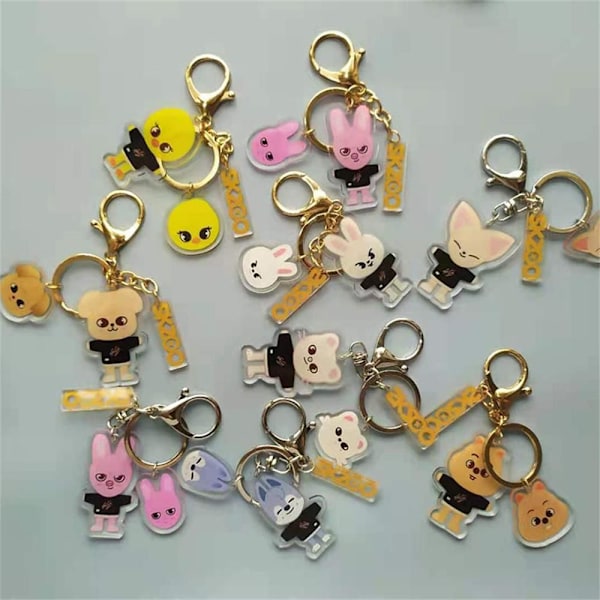 Kpop Stray Kids Keychain #6 - varastossa