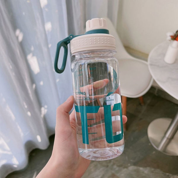 Urheiluvesipullo Juomapullo VALKOINEN 800ML - spot-myynti White 800ML-800ML