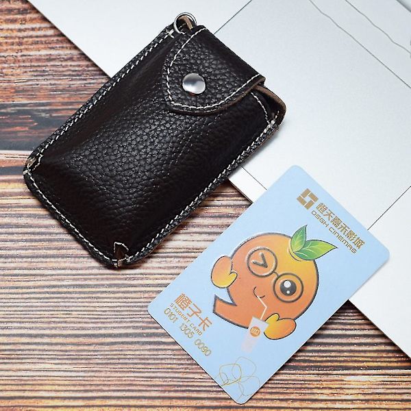 Kvinnor Män Läder Bil Nyckelring Korthållare Plånbok Case Key Organizer Väska Nyckelring - on stock