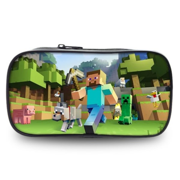 Minecraft case för barn Printed pennväska Studenter söt väska - stock A
