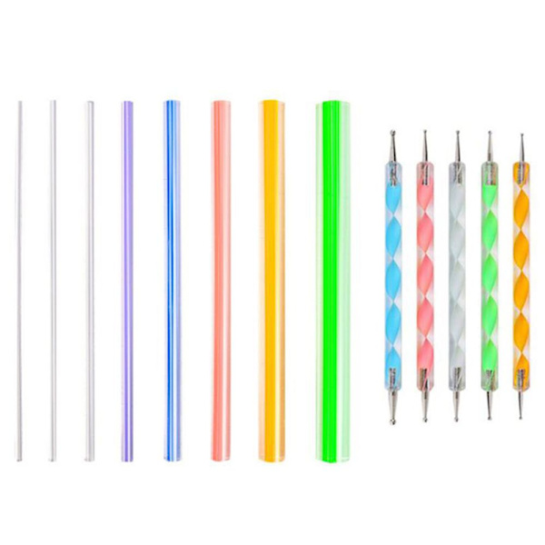 13 st/ set Mandala Dotting Tool Point Drill Pen Keramiskt verkty - stock