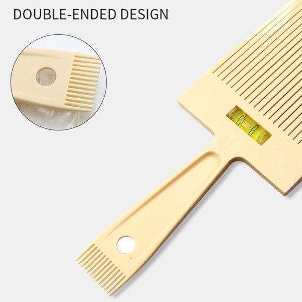 Flat Top Guide Comb Hiustenleikkaus Clipper Comb KELTAINEN - spot-myynti yellow