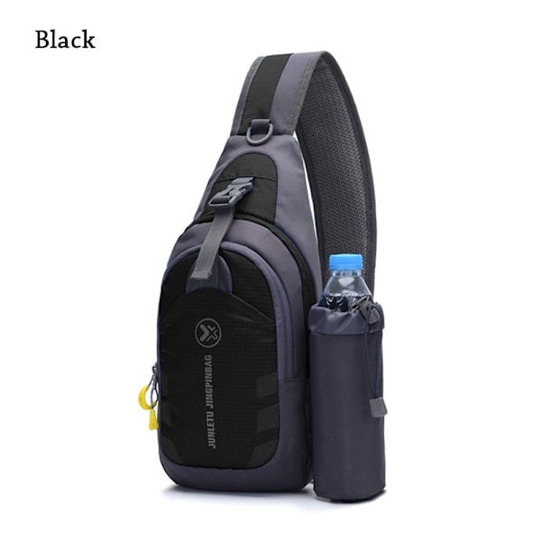 Unisex-rintalaukku Outdoor Sling Backpack MUSTA - varastossa black