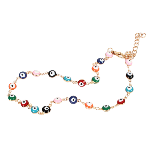 Nytt Devil's Eye Anklet Creative Retro Halsband - stock Necklace