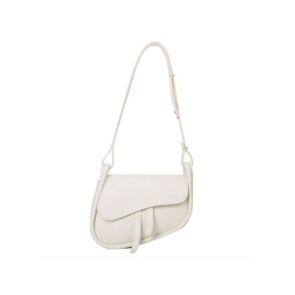 Sadelväska Axelväska VIT - on stock white