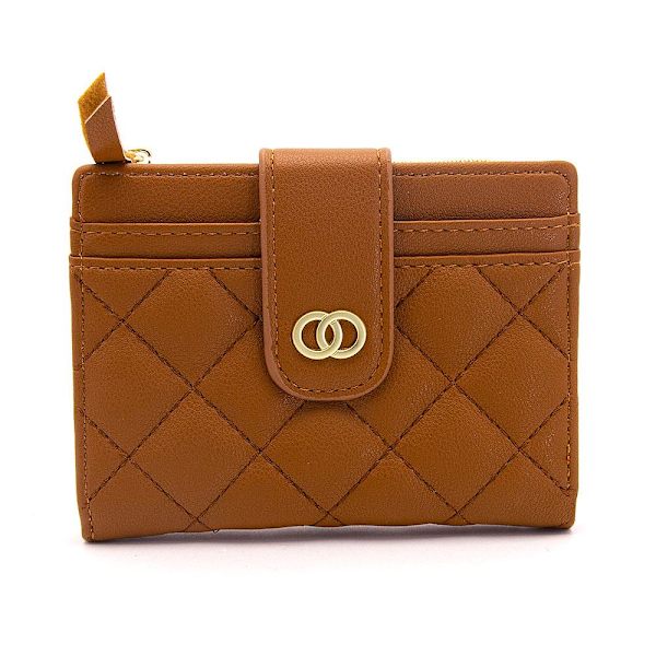 Smidig damplånbok med myntfack etc - Välj färg - stock brown