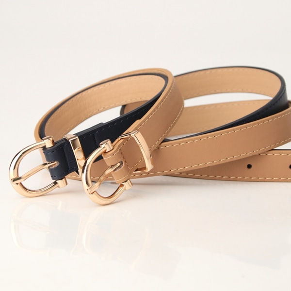 Dambälte Läderbälten KHAKI - high quality Khaki