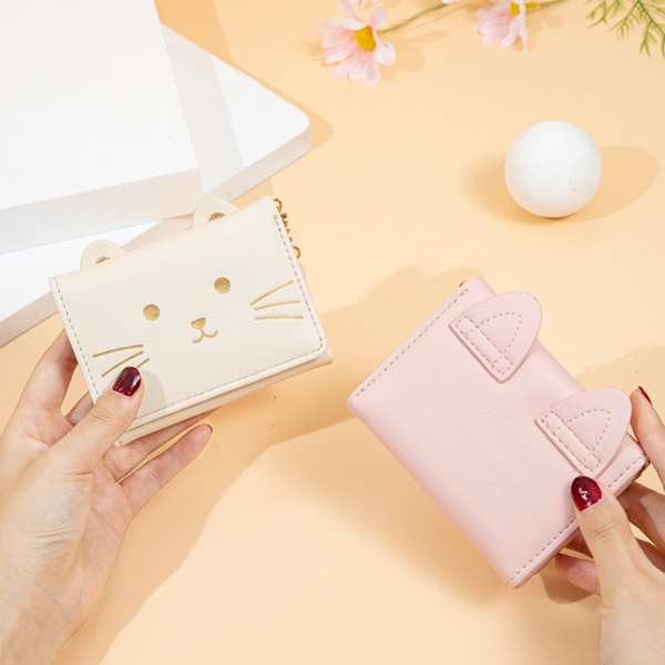 Wome Lady Wallet Zipper Wallet PINK - varastossa Pink