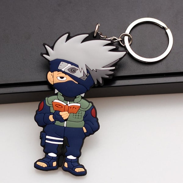 Naruto Nyckelring Tillbehör Presenter Anime hängande Nyckelring Berlock för handväskor, portmonnäer, väskor - spot sales Kakashi Hatake