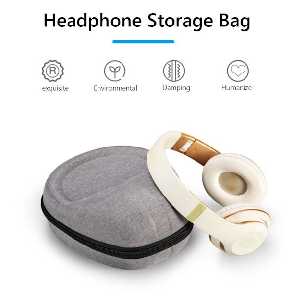 Förvaringsväska för Hörlurar Organizer GRÅ - on stock Grey