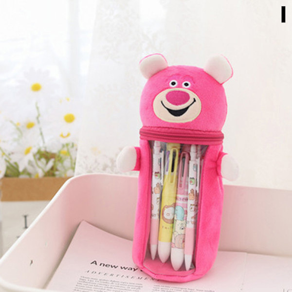 Kawaii Sanrio plysch case tecknad plysch docka pennhållare - stock I