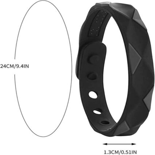 Negativa joner Armband Sportarmband SVART STYLE2 - spot försäljning Black style2-style2