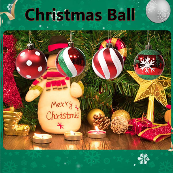 6CM 6st Ball Bauble Drop Pendant H - spot försäljning