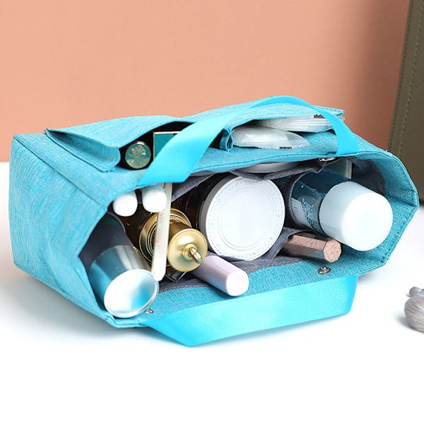 Naisten matkustavat kannettavat kosmeettiset hygieniatuotteet - meikkipussit - korkealaatuiset blue 22*15*9cm