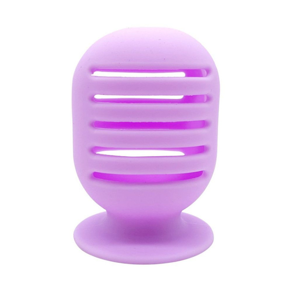 Skönhet Ägg Förvaringslåda Puder Puff Hållare - on stock Purple