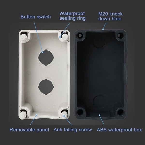 Knappomkopplare Box Switch Control Box XAL-1 - stock