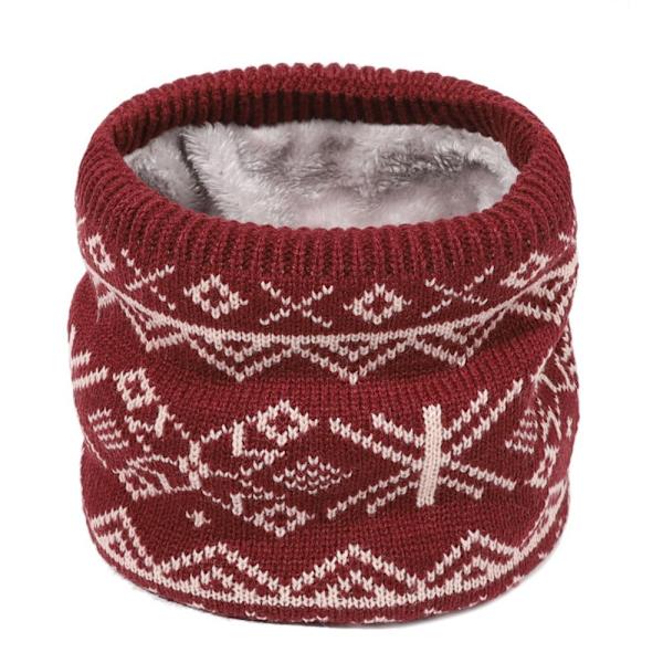 Stickad Neck Damask Halsvärmare GUL - on stock yellow