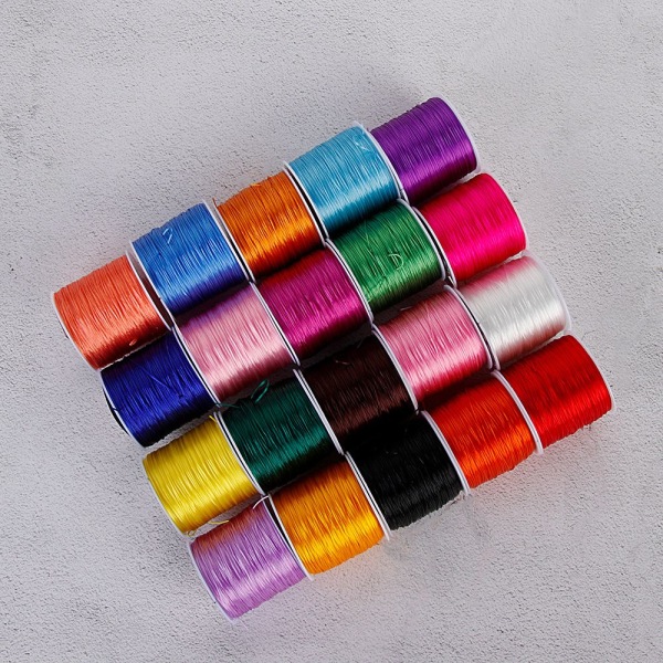 Vahva Joustava String Rannekoru Helminauha Crystal Thread 10M - varastossa