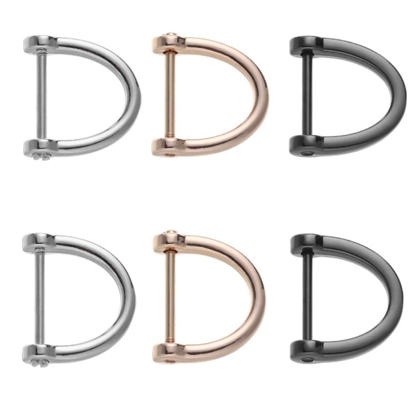 D Ringspänne LÅS SILVER 19MM - spot sales Silver 19mm