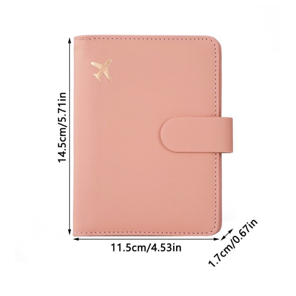 Resepassfodral Case ROSA - high quality Pink