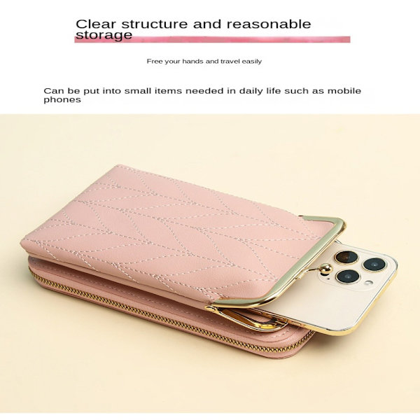 Kvinnor Mobiltelefonväska Handväska Crossbody-väskor Reseaxelväska - high quality Red