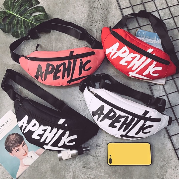 Midja Fanny Pack Bälte Resväska ROSA - stock pink