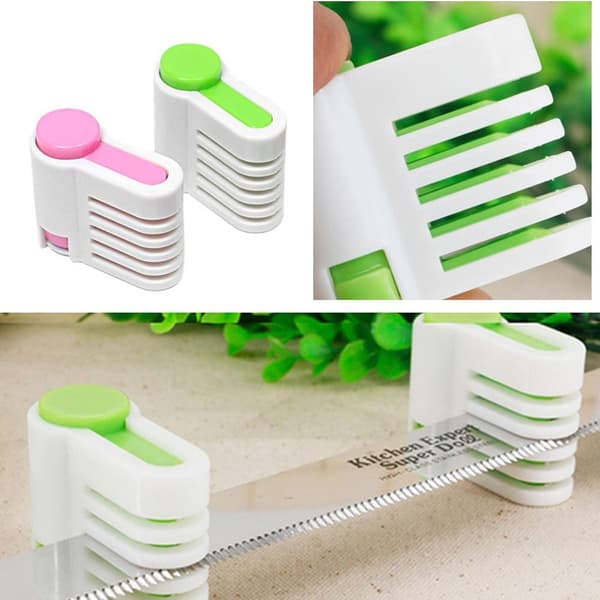 4kpl 5Layer Bread Cutter Kakkuleipäleikkuri VIHREÄ - spot-ale green