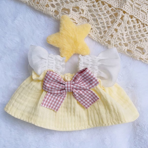 Doll Clothes Mini Girl's Strit KELTAINEN - spot-myynti yellow
