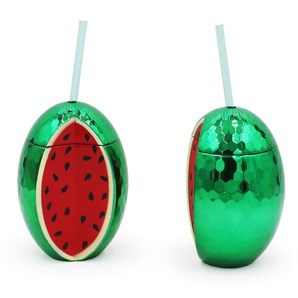 Vattenmelon Plastkopp Halmkopp 1 st 1 PC - on stock 1 PC