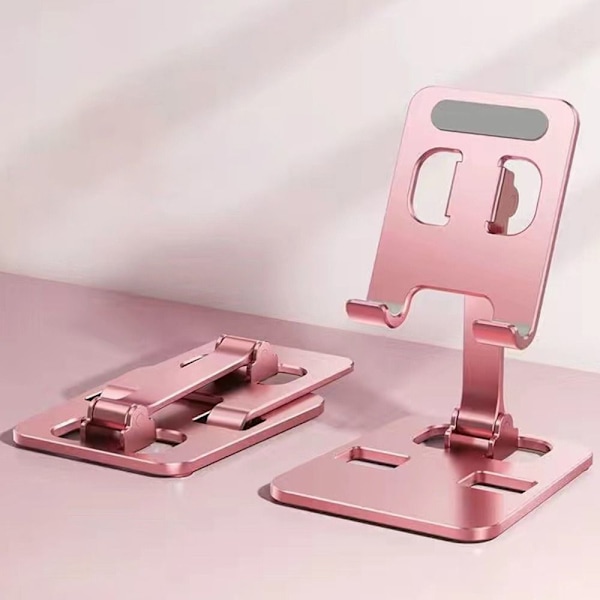 Matkapuhelinteline Tabletti taitettava jalusta ROSE GOLD - korkea laatu Rose Gold