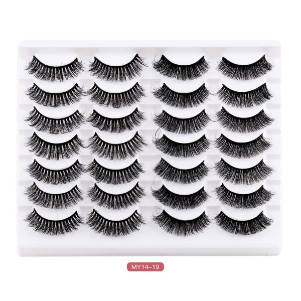14 paria tekoripsiä Faux Mink Lashes - varastossa