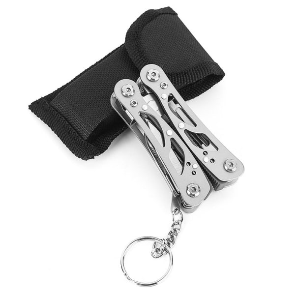 Utomhusviktång Rostfritt stål Multiverktyg Nödfold - high quality Gray