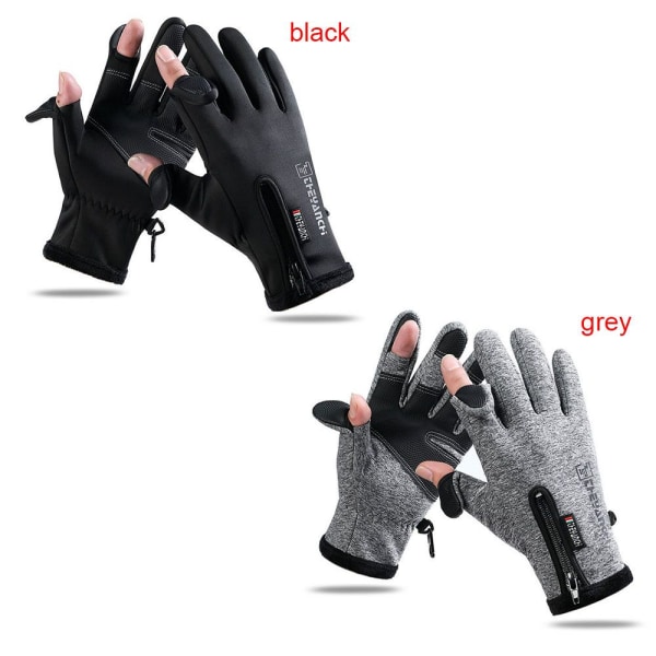 Ridding Gloves Kalastushanskat GREY - spot-ale grey M
