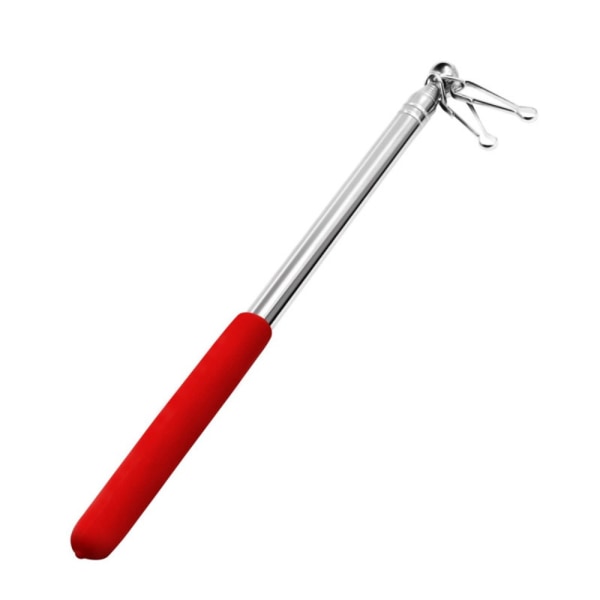 2 teleskooppista lipputankoa Sisäänvedettävä lipputanko PUNAINEN 1,6 METER - varastossa red 1.6Meter