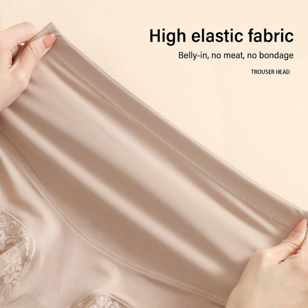 Waist Shapewear Underkläder med hög midja NUDE M - high quality