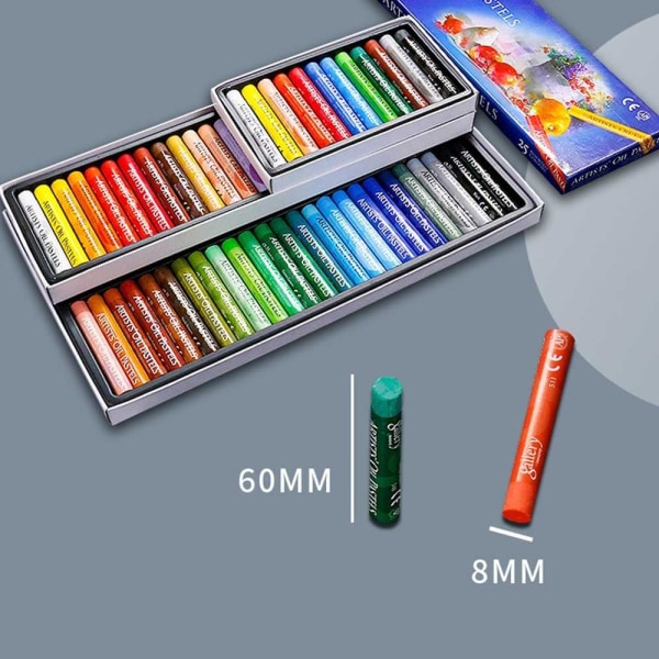 Ammattimainen öljypastelli taiteilijalle Soft Graffiti Crayon Creative Drawing kynä - varastossa 15 Colors