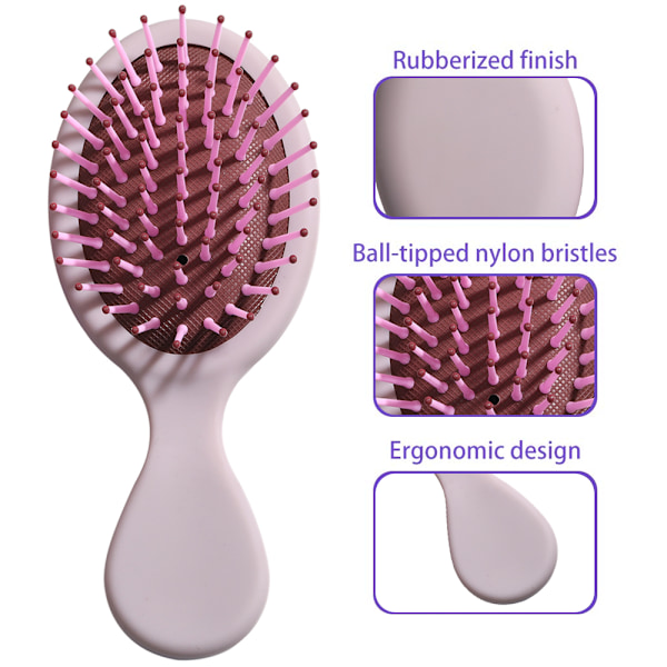 Toddler Grooming Hårborste Rese Grooming Hårborste Bästa presenten - high quality Purple