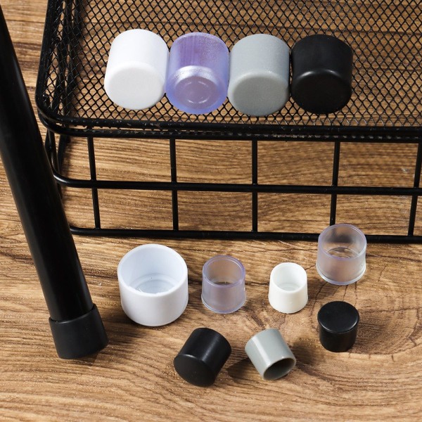 10st/ set Stolben Caps Möbelfötter SVART 12MM - spot sales Black 12mm