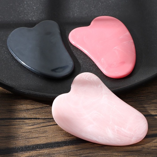 Guasha Board Rose Quartz SVART - spot försäljning black