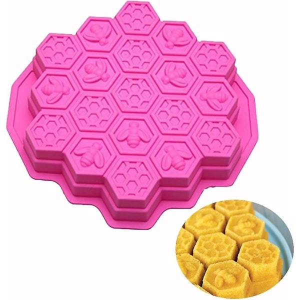 19 hålrum Honeycomb molds Godisbakning tårtformar - spot sales