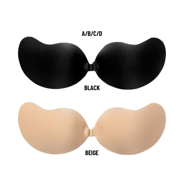 Invisible Bras Underkläder SVART A - on stock black A-A