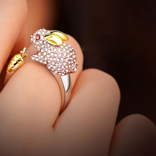 2ST Djurdiamantringar Ledring STIL 10 - high quality Style 10