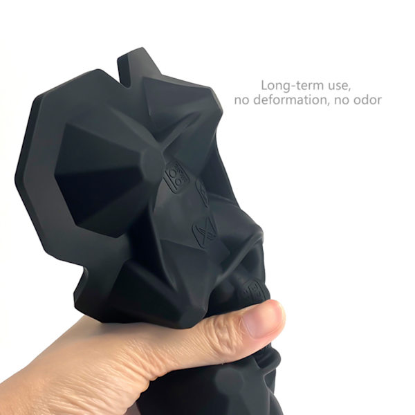 6 hålrum Diamond silikon iskubbrickor Ice Cube Maker - spot försäljning black