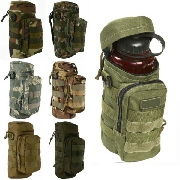 Tactical Molle vesipullotelineen pussi Säädettävä KettleBag - varastossa
