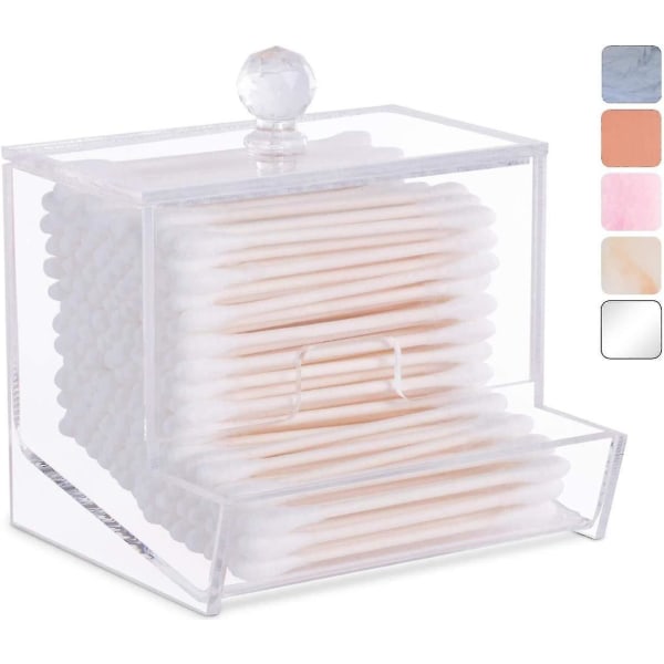 Akryl Qtip-hållare för Qtip-märkt bomullspinnar Qtip Dispenser - on stock