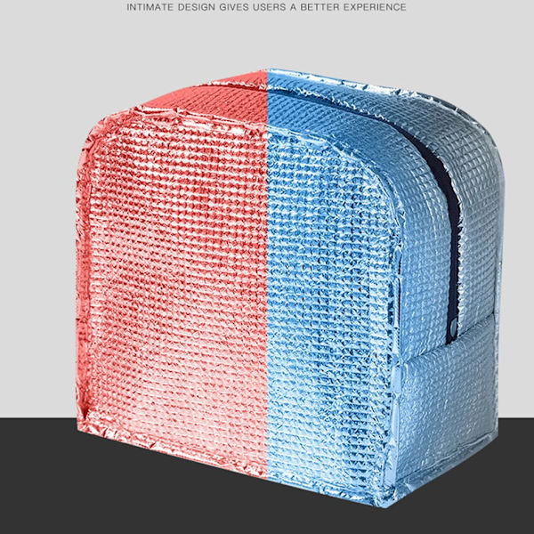 Ny bärbar Thermal Värmeisolerad Lunchbox kylväska - on stock Navy blue