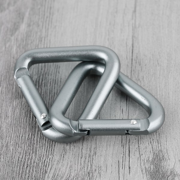 5kpl Triangle Carabiner Outdoor Camping Retkeily Avaimenperä Snap Clip Hook Vedenkeitin Solki Karabiinitarvikkeet - varastossa Gold