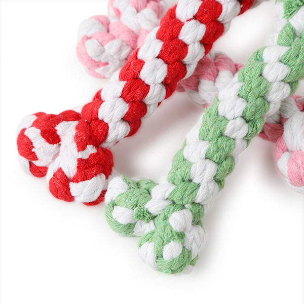 Hundleksaker Bittålig leksak RÖD&VIT - on stock Red&White