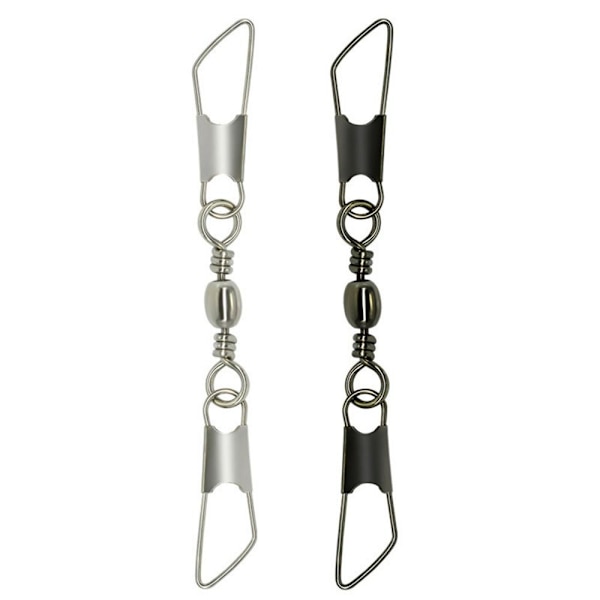 50 kpl Fishing Snap Connector Pin Rolling Swivel 2 - laadukas